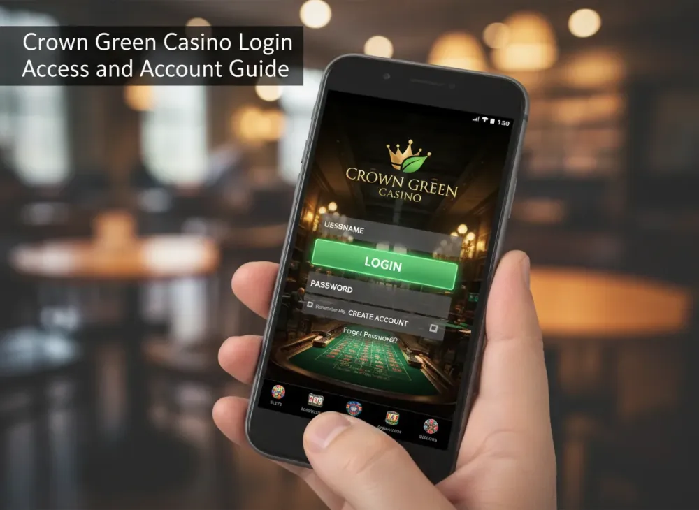 Crown green casino login access and account guide