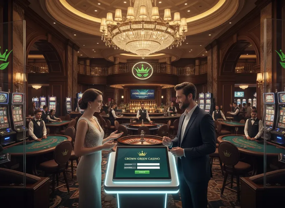 Crown green casino login access and account guide